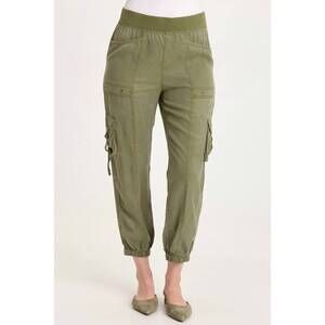 NEW XCVI olexa twill banded cargo pant in espalier pigment